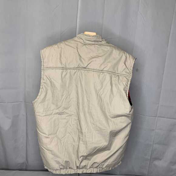 Weathercraft Beige Y2K Lined Cruiser Vest Multiple Pockets Small - Picture 2 of 7